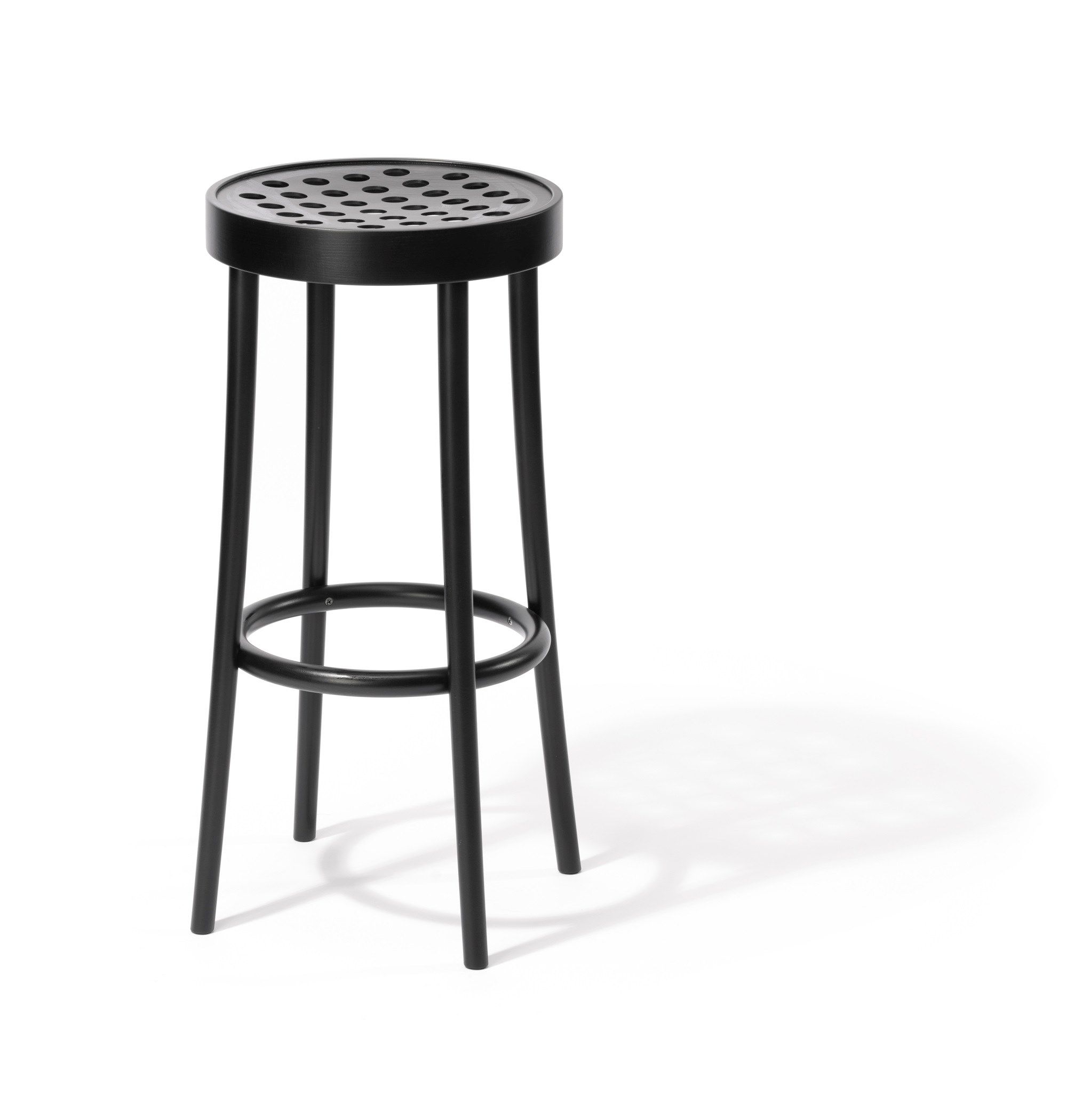 Высокий деревянный барный стул с подставкой для ног TON 822 ARCH-00090162 - Вид №22