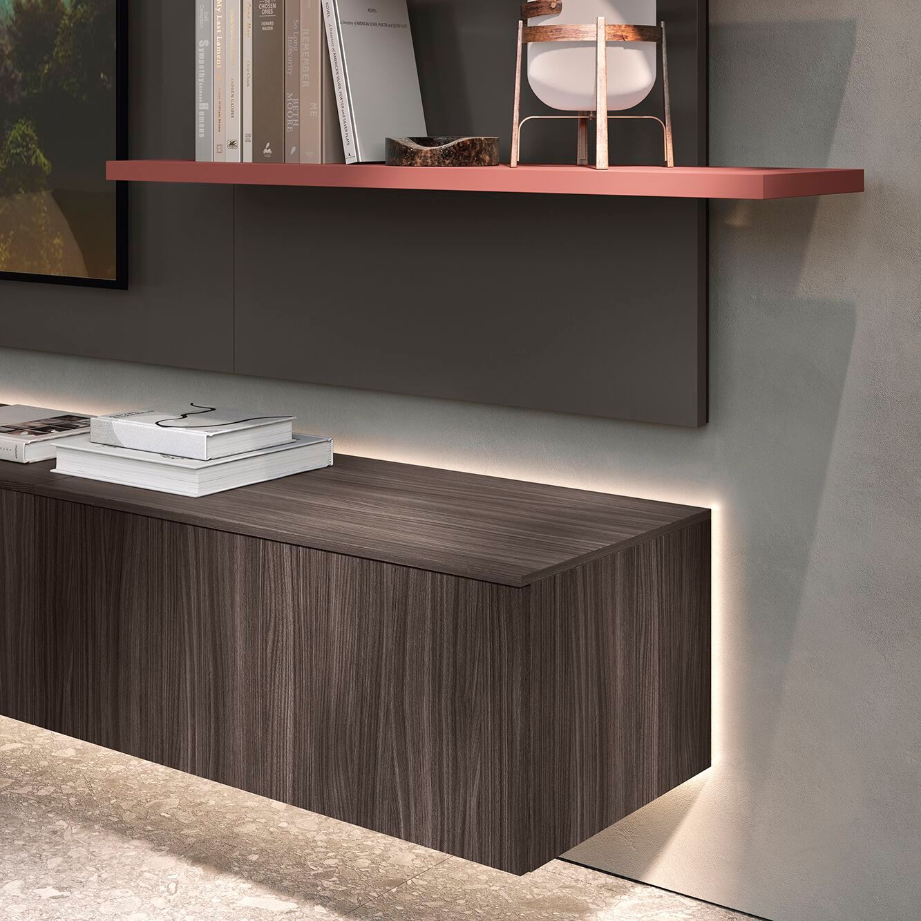 Деревянная секционная оборудованная стена Febal Casa DICIOTTO ARCH-00042839 - Вид №36