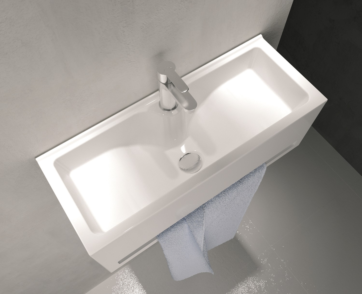 У84220 Панель с раковиной Tiny S 60 1 Marka Tiny