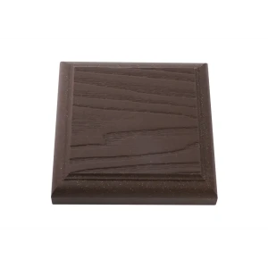 T-DECKS Крышка для столба 100x100 мм из натурального дерева 88779129