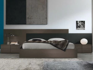 JESSE Двуспальная лакированная кровать с высоким изголовьем Mylove