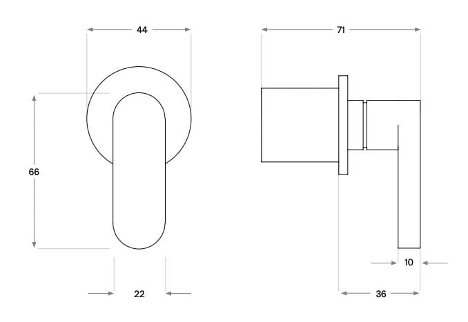 Набор для душа из нержавеющей стали с насадкой для душа COCOON John Pawson ARCH-00119652 - Вид №6