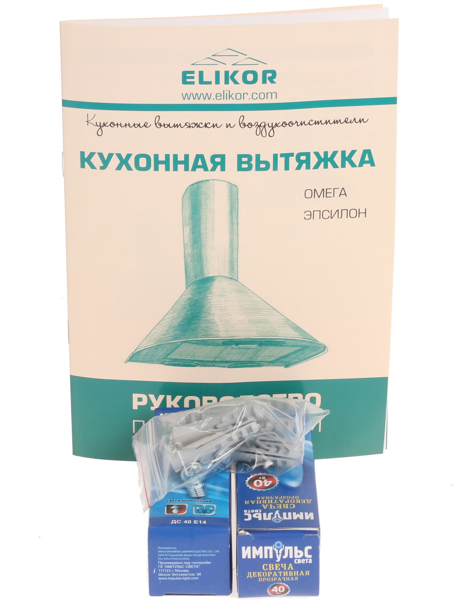 0174279 Вытяжка каминная ELIKOR Эпсилон 60П-430-П3Л белый/серебристый STDN-0024871 - Вид №7