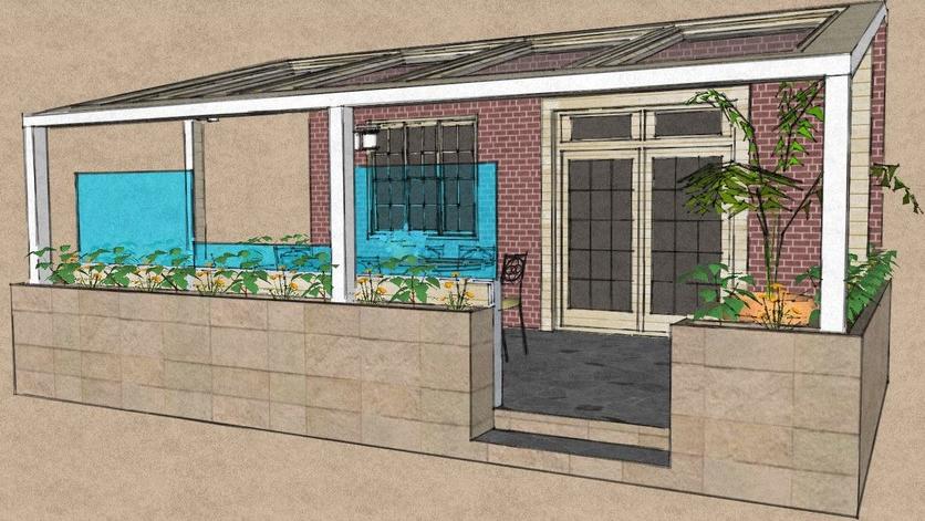 GM MORANDO Экран для дехора из алюминия и стекла Bellavista system sun-id-1461949 - Вид №23