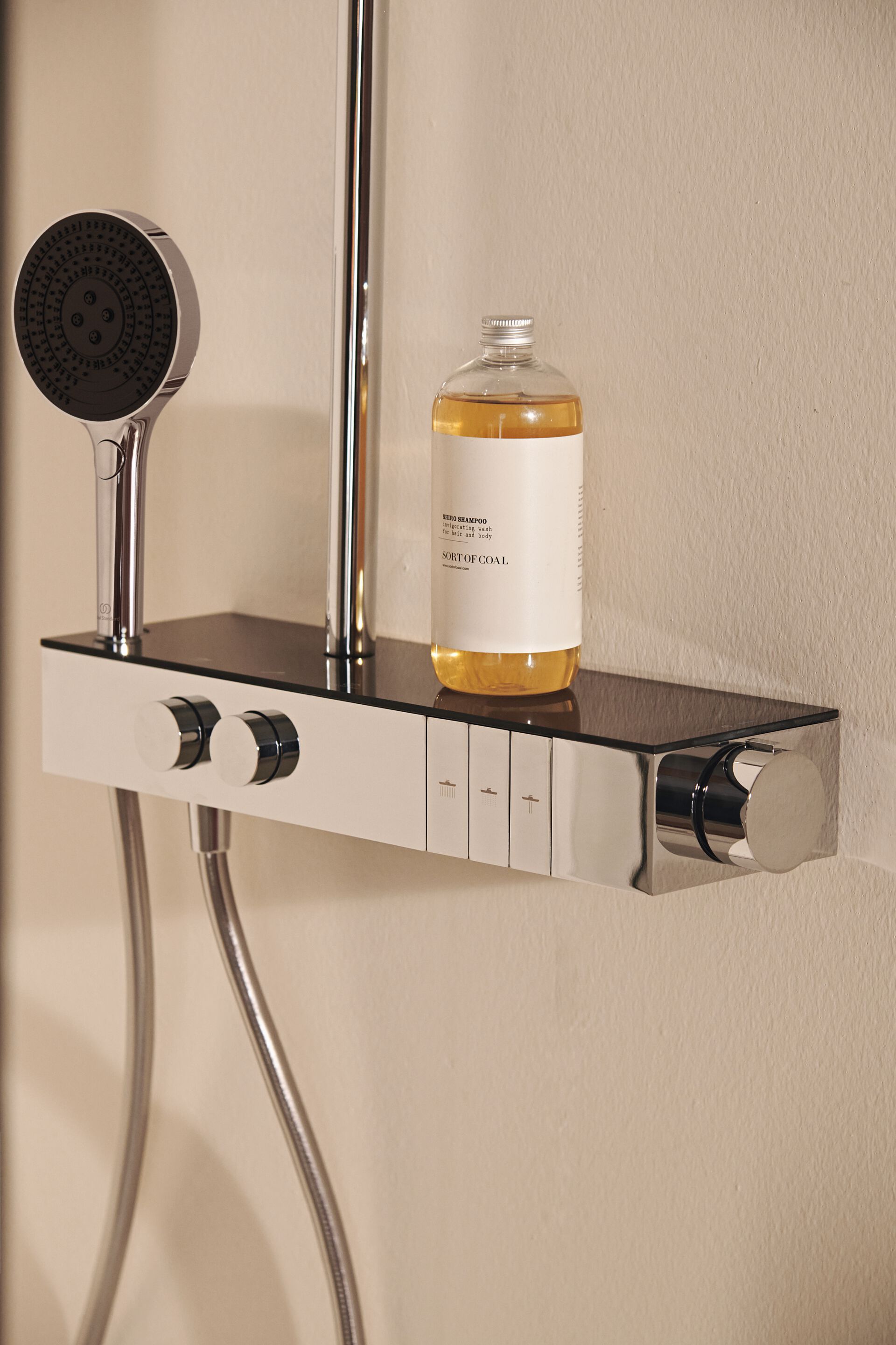 Настенная термостатическая душевая колонна с ручным душем Ideal Standard Ceratherm Solos ARCH-00123987 - Вид №18