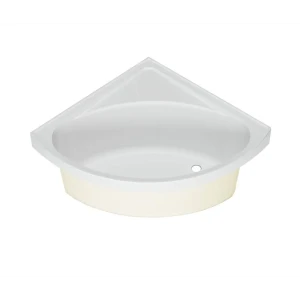 Душевой поддон Domani-Spa Simple акрил 1/4 круга высокий 90x90 см