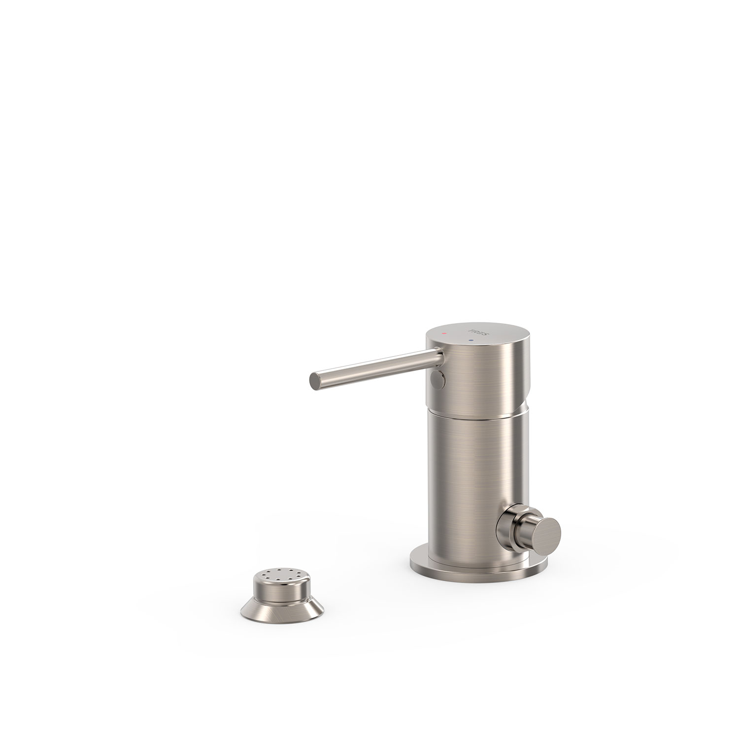 РАБОЧИЙ смеситель для биде с одной ручкой и переходом в маленький душ-26113010AC TRES 