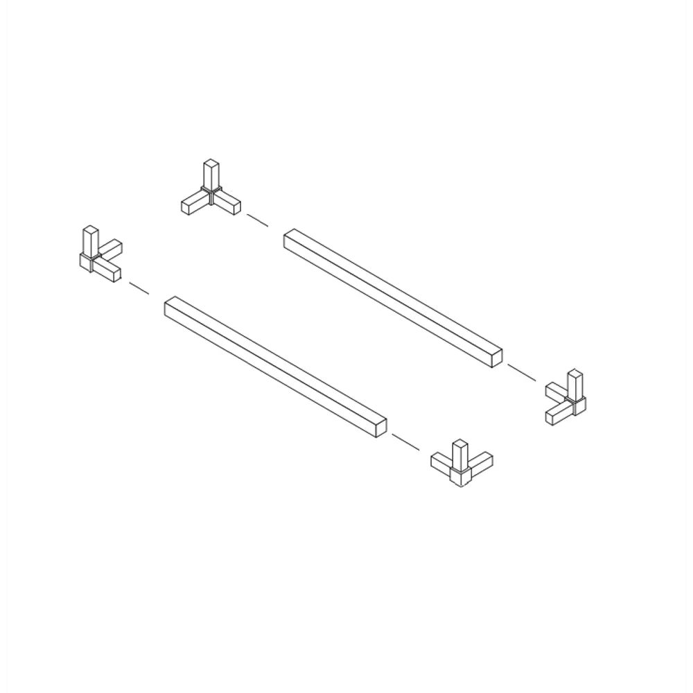 Santreyd — Алюминиевый профиль 18×18 мм для современной мебели 82693792 STLM-0034270 - Вид №4