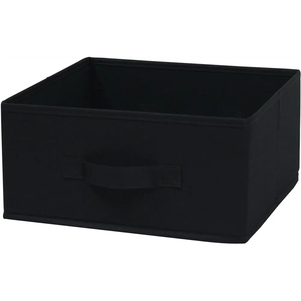 Короб Spaceo KUB Paris 15x31x31 см 14.4 л полиэстер цвет чёрный STLM-2009935 - Вид №1