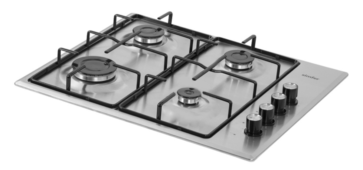 9211437 Газовая варочная поверхность Simfer H60Q40M400 STDN-0121595 - Вид №5