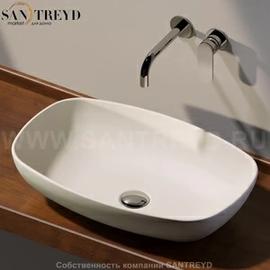 ND60A9003 Накладная раковина на столешницу  прямоугольная Ceramica Flaminia Nuda