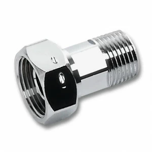26041234C SANHA 604 муфта переходная ВР-НР с накидн. гайкой, хром. 1/2x3/4 мм