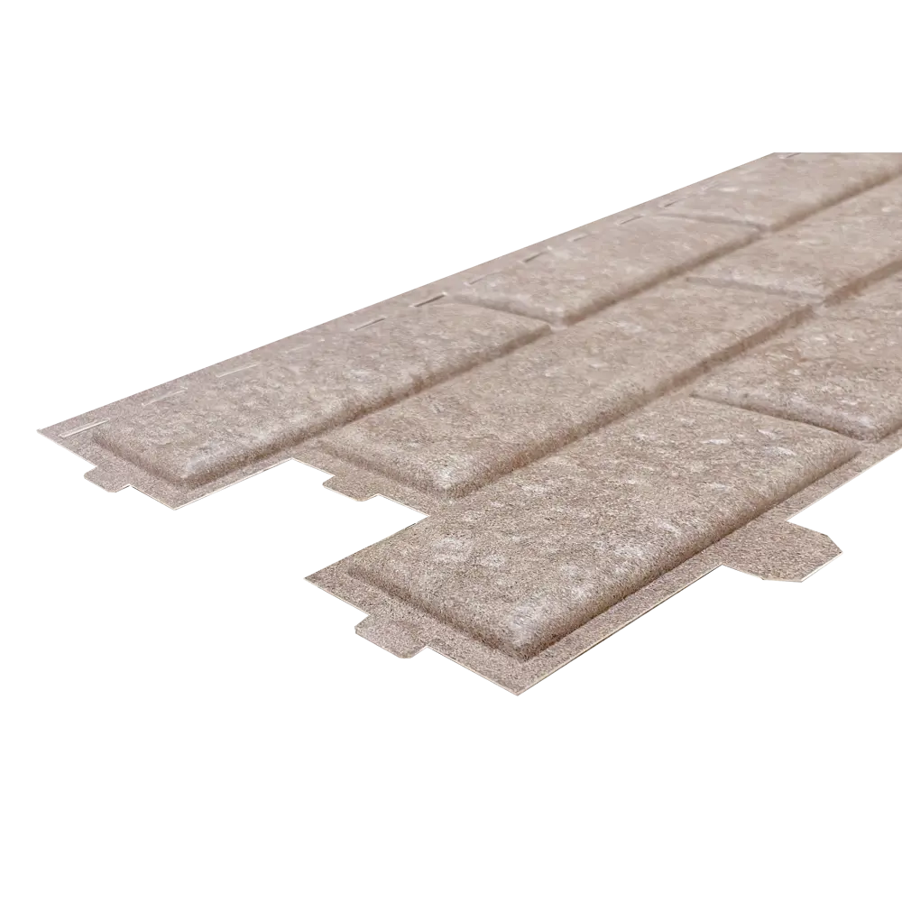 Сайдинг ПВХ кирпич 2 м белый 88601902 STLM-2005821 FINEBER BrickHouse - Вид №1