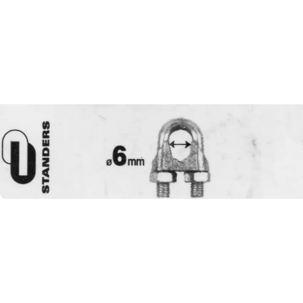 Зажим для троса Standers 6 мм сталь 1 шт STLM-2101324 - Вид №1