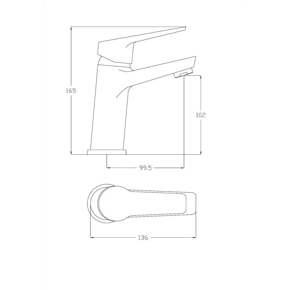 Смеситель ESKO Marburg MB26 для раковины в цвете графит 88491105 Marbyrg STLM-0998052 - Вид №6