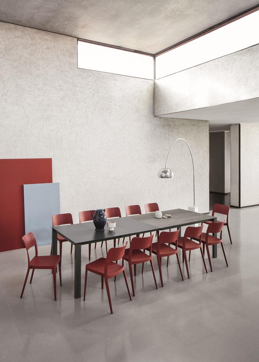 Midj Раздвижной прямоугольный стол из стали и дерева sun-id-1490826 - Вид №3