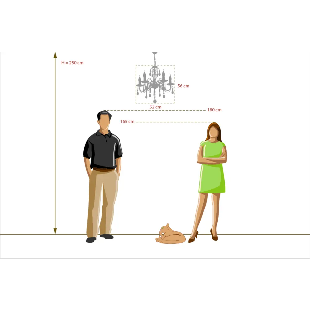 Люстра De Markt Аврора - классическая хрустальная подвесная для просторных помещений 18372822 STLM-0010558 - Вид №20