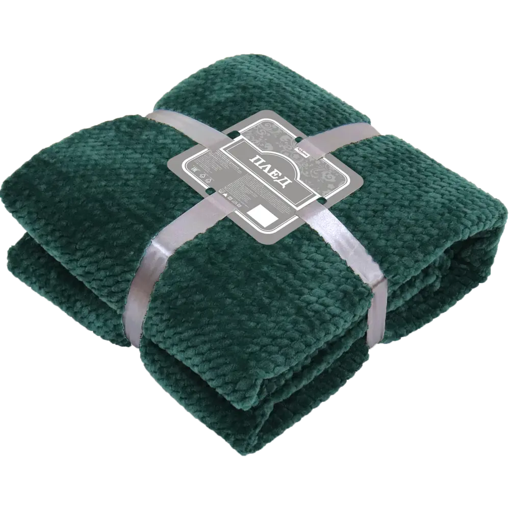 Плед микрофибра Comodo 220х240 см цвет зеленый Santreyd STLM-2064771