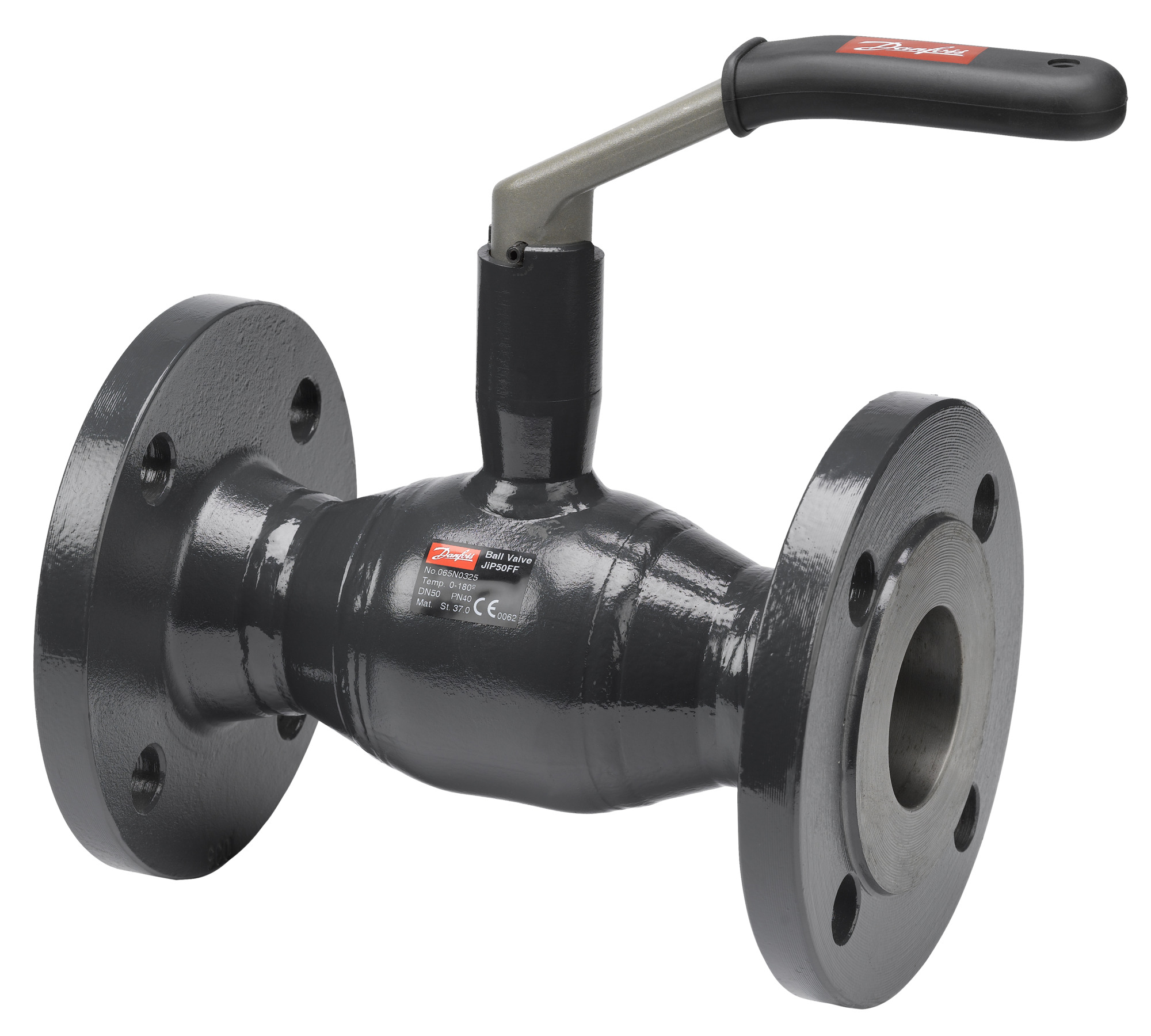 Danfoss JiP цельносварные из углеродистой стали с полным проходом (PN 16/25/40) JIP FF Кран шар полнопр Ду25 Ру40 руч 065N1310  - Вид №8