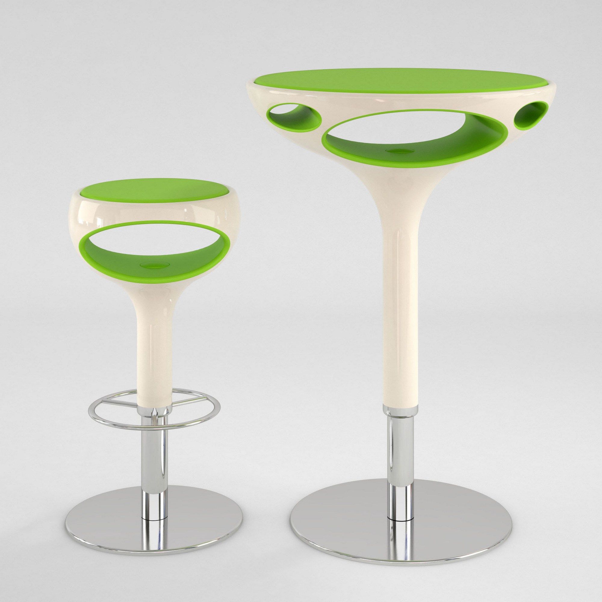 Барный стул с регулируемой высотой Giovannetti кольцо ARCH-00045291 - Вид №6