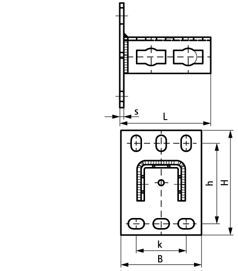 6594035 Монтажные профиля BIS PushStrut Держатель Профиля для облегчённого монтажа сложных конструкций из профиля WALRAVEN  - Вид №1
