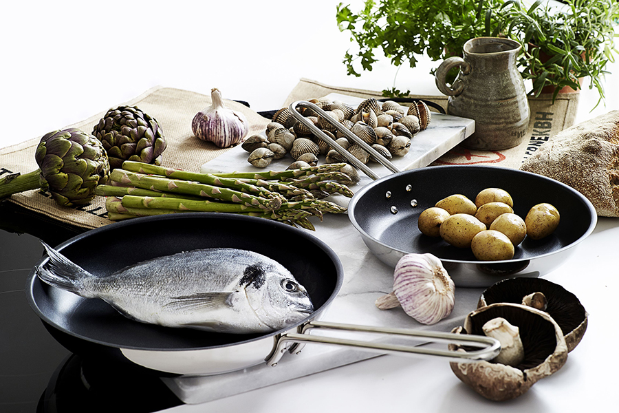 202513 Сковорода stainless steel с керамическим покрытием, D30 см Eva Solo  - Вид №2