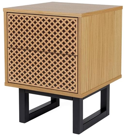 Woodman Квадратная тумбочка из дерева с ящиками Camden sun-id-1349459 - Вид №2