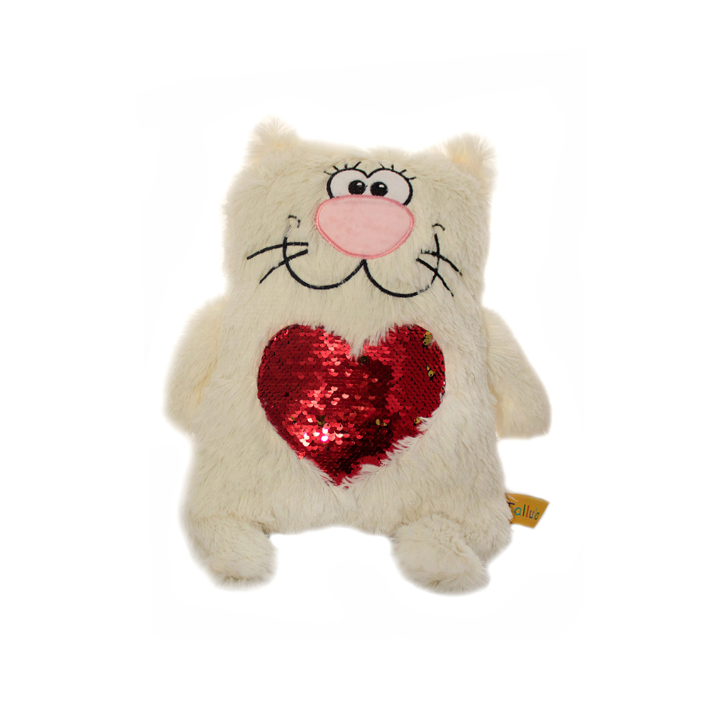 03LK Мягкая игрушка "Кот с сердцем" 43 см 43 см TALLULA 