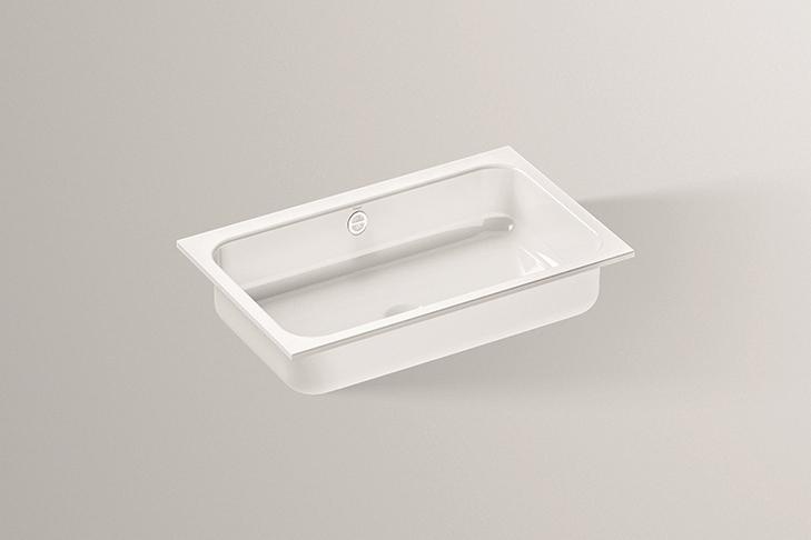 2255700000 Раковина, встраиваемая под столешницу, ub.sr650, белая, proshield Alape серия SR (Stream) 