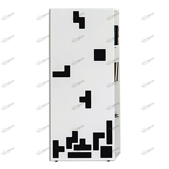 Детский стеллаж-тетрис "Продленка" МАНДАРИН ПРОДЛЕНКА 178741 Белый;черный Santreyd 