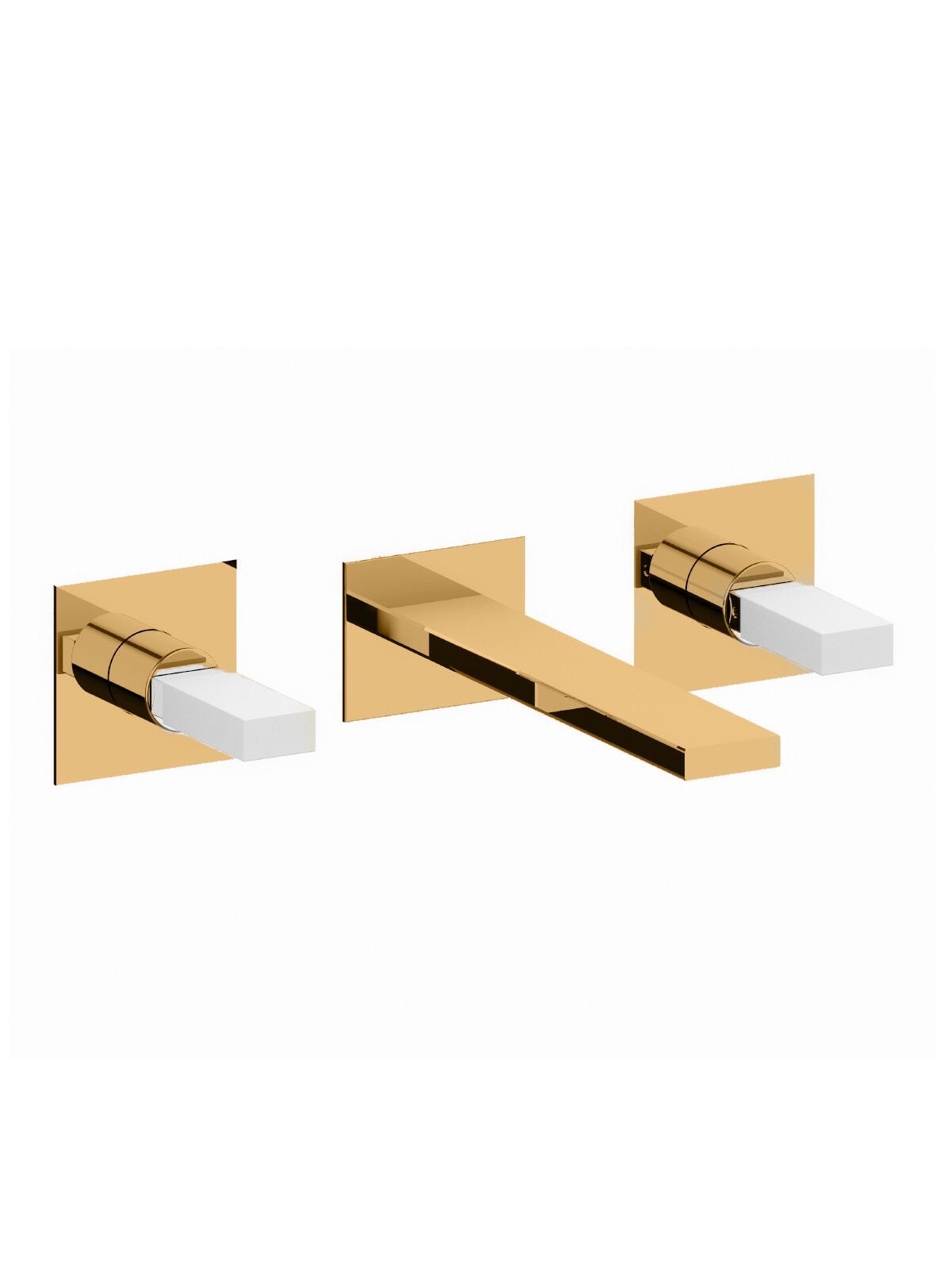 Настенный смеситель для раковины с 3 отверстиями без слива Rubinetterie Frattini Vita Due ARCH-00124133 - Вид №12