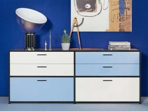 Bosse Низкомодульный офисный шкаф для хранения из металла Black edition