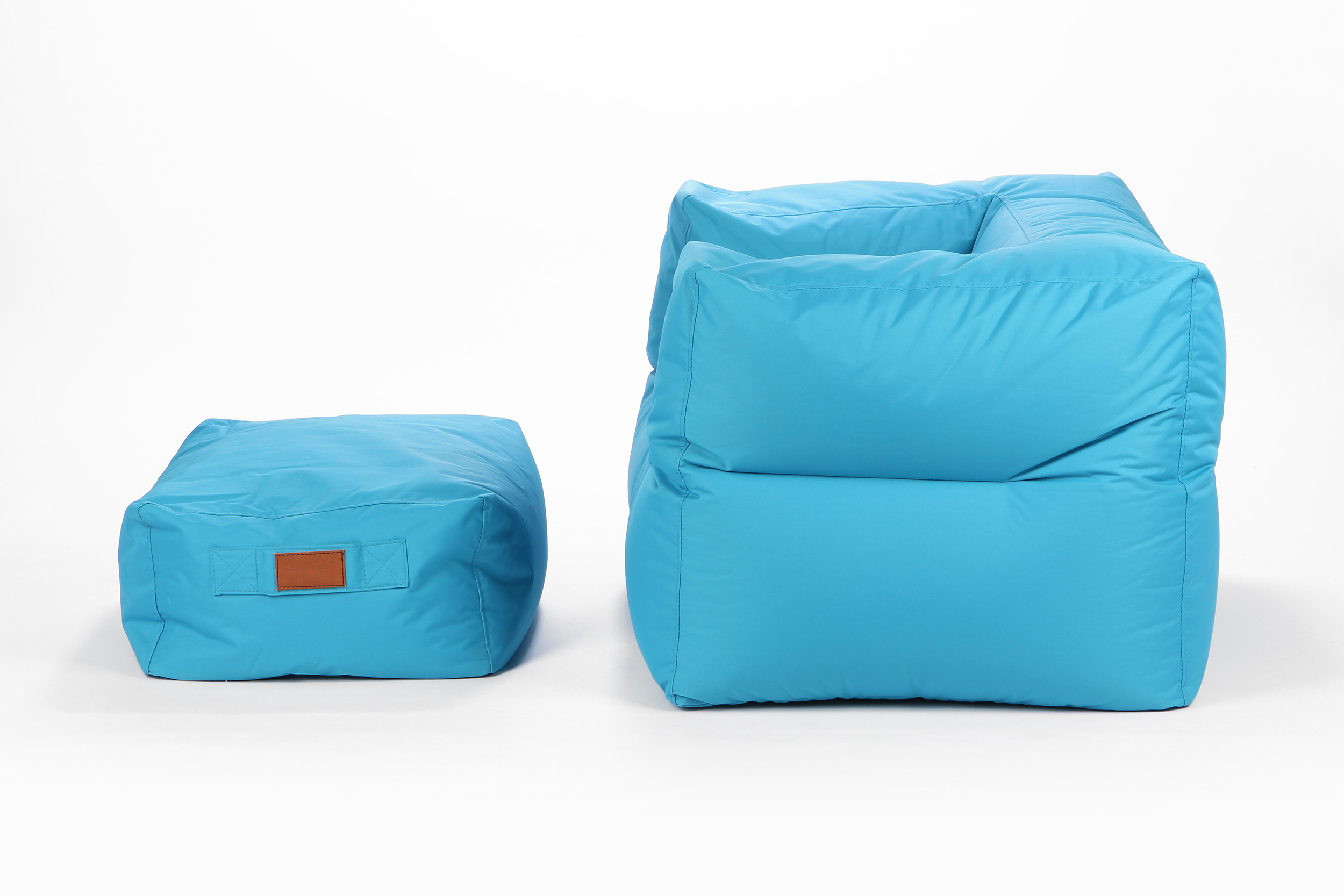 2000983113528 Кресло бескаркасное с пуфом Odeon LAZY LIFE PARIS  - Вид №1