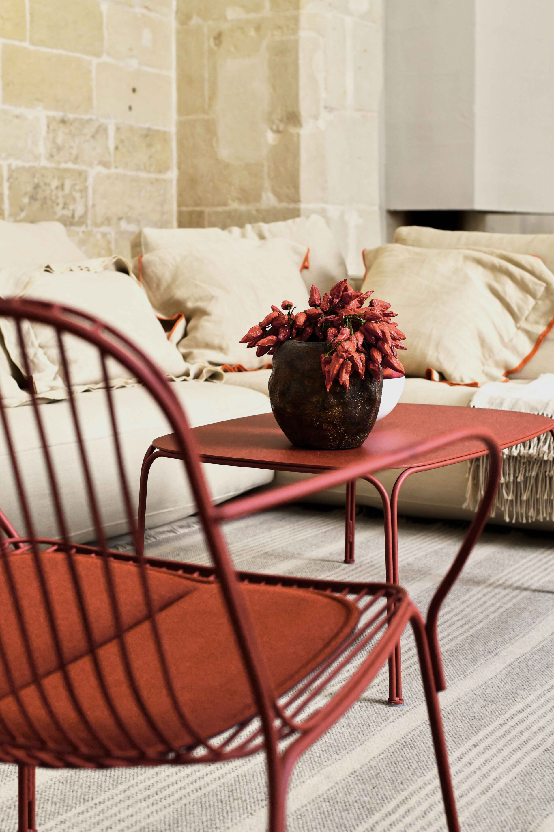 2-местный оцинкованный стальной садовый диван Kartell Hiray ARCH-00136181 - Вид №2