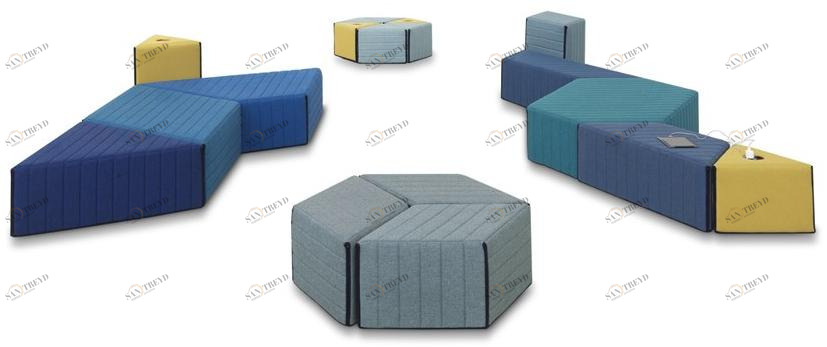 Marelli Скамья из ткани без спинки sun-id-1401614