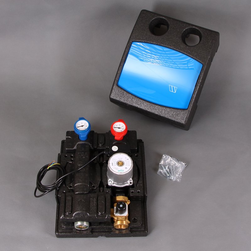 Насосно-смесительный модульWATTS PASM25 насос Wilo RS 25/6 , с клапаном и без сервопривода 10026636 - Вид №1