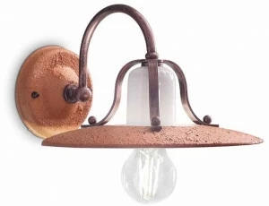 FERROLUCE Настенный керамический светильник с фиксированным кронштейном Bologna C820