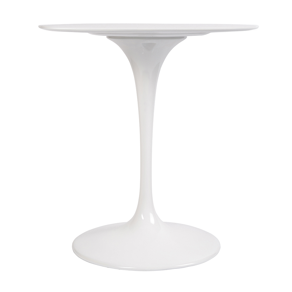 Обеденный стол круглый белый глянцевый 70 см Eero Saarinen Style Tulip Table SOHO DESIGN TULIP 131559 Белый - Вид №1