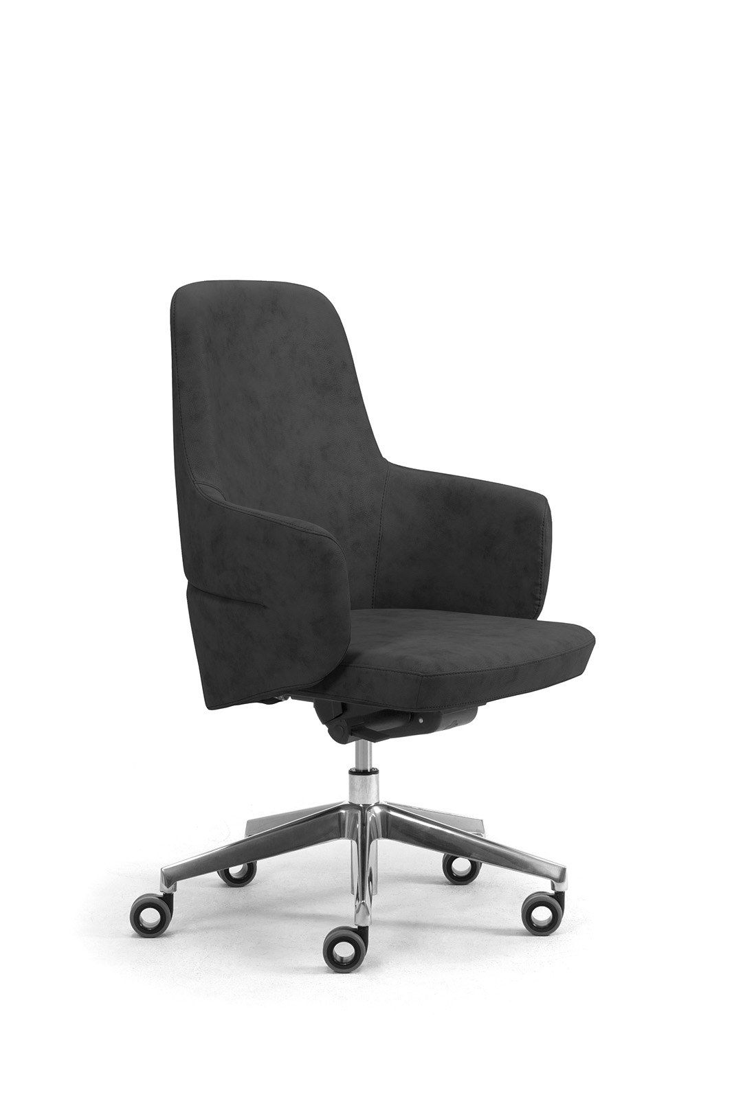 Регулируемое по высоте кожаное офисное кресло с подлокотниками Leyform ARCH-00079708 - Вид №12