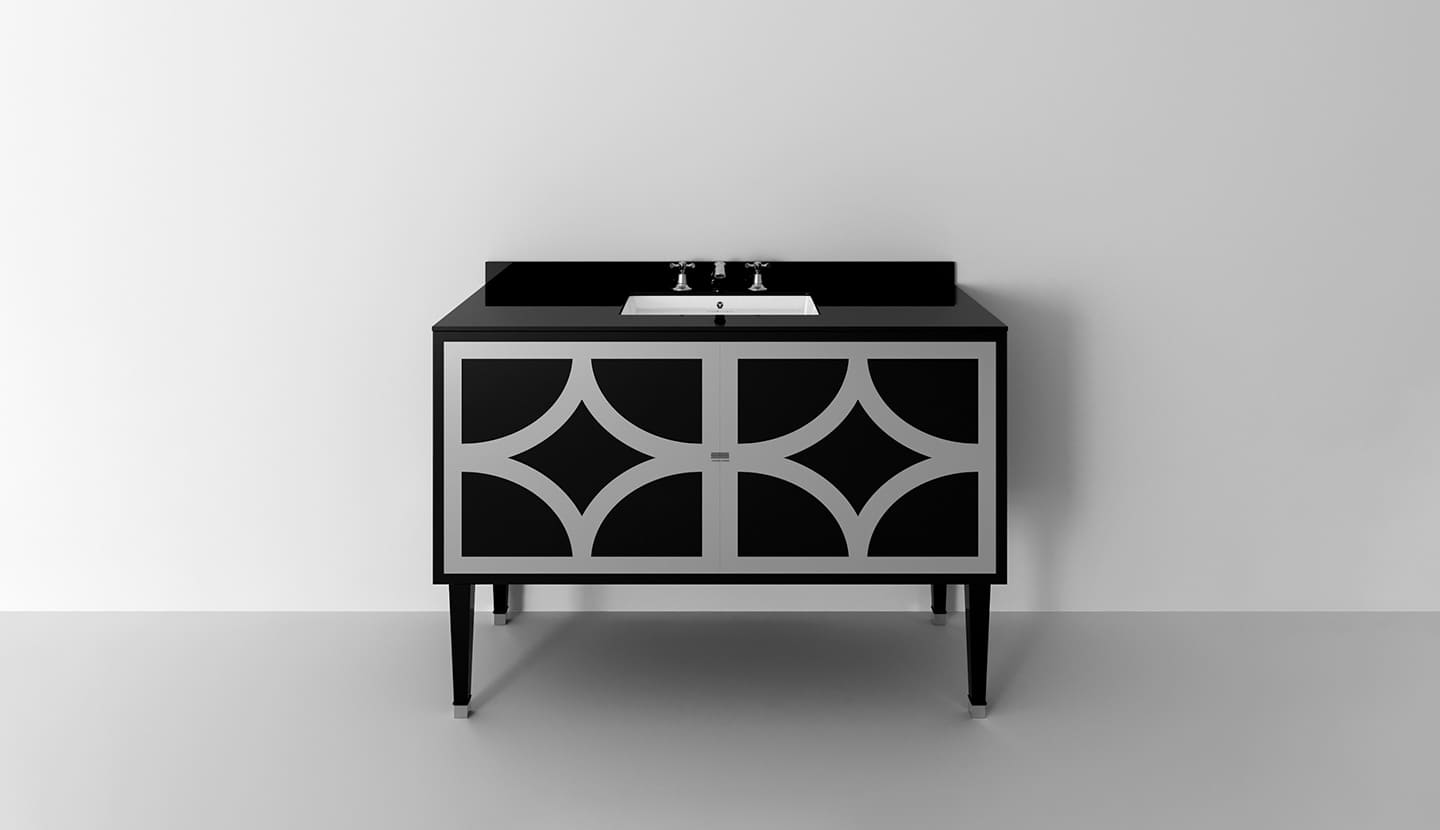 Деревянный напольный умывальник с дверцами Park Avenue CORA 2S ARCH-00075880 - Вид №1