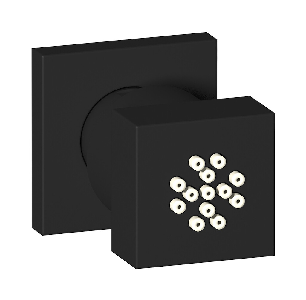 Боковая форсунка квадратная WE ARE IB sh031cf Matt Black RICAMBI