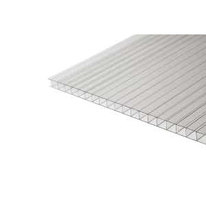 Поликарбонат сотовый 3.7 мм 2.1x6 м Киви прозрачный