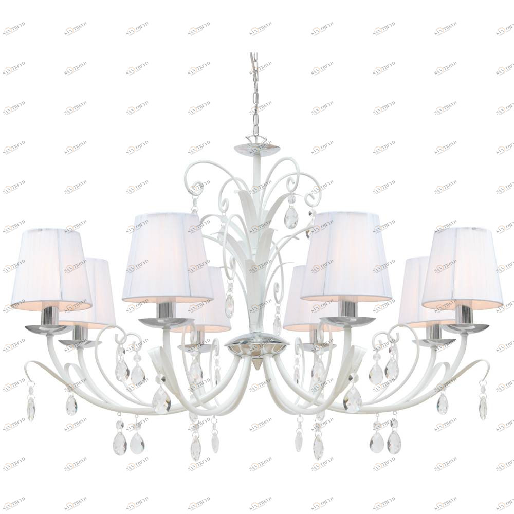 Подвесная люстра Arte Lamp Romana Snow A1743LM-8WH ARTE LAMP ДИЗАЙНЕРСКИЕ, ROMANA SNOW 056608 Белый 
