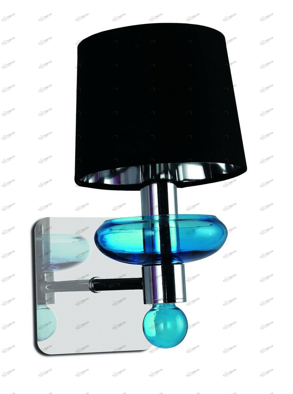 Бра Divinare Veneto 1155/01 AP-1 DIVINARE  078434 Голубой;серебро;черный 