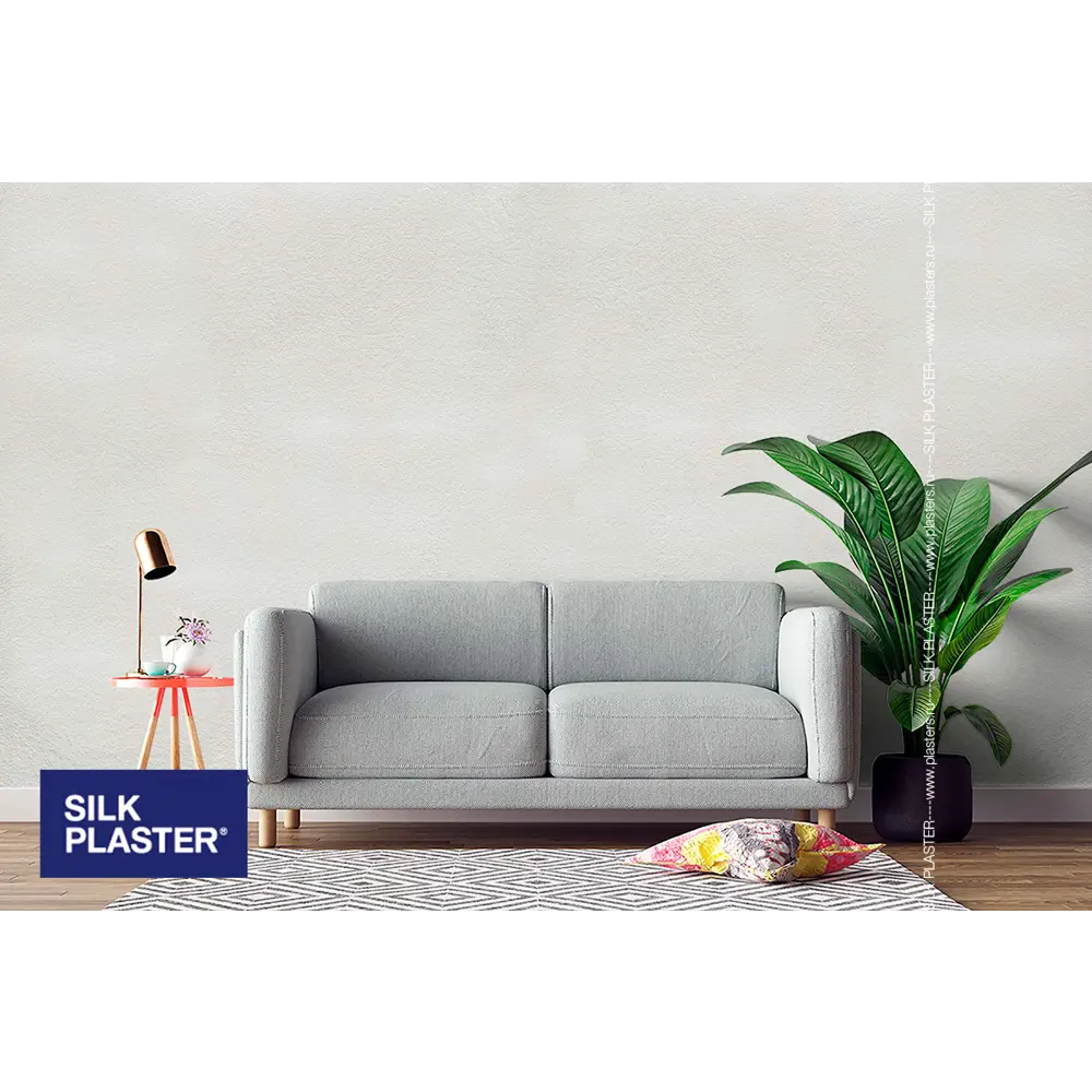 Жидкие обои Silk Plaster Absolute А250 1.1 кг цвет жемчужно-белый 82736045 STLM-2039712  - Вид №3