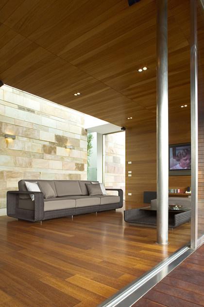 Roberti 3-местный модульный садовый диван из алюминия Hamptons sun-id-1401651 - Вид №3