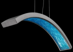 Euroluce Lampadari Светодиодная подвесная лампа из стекла и металла