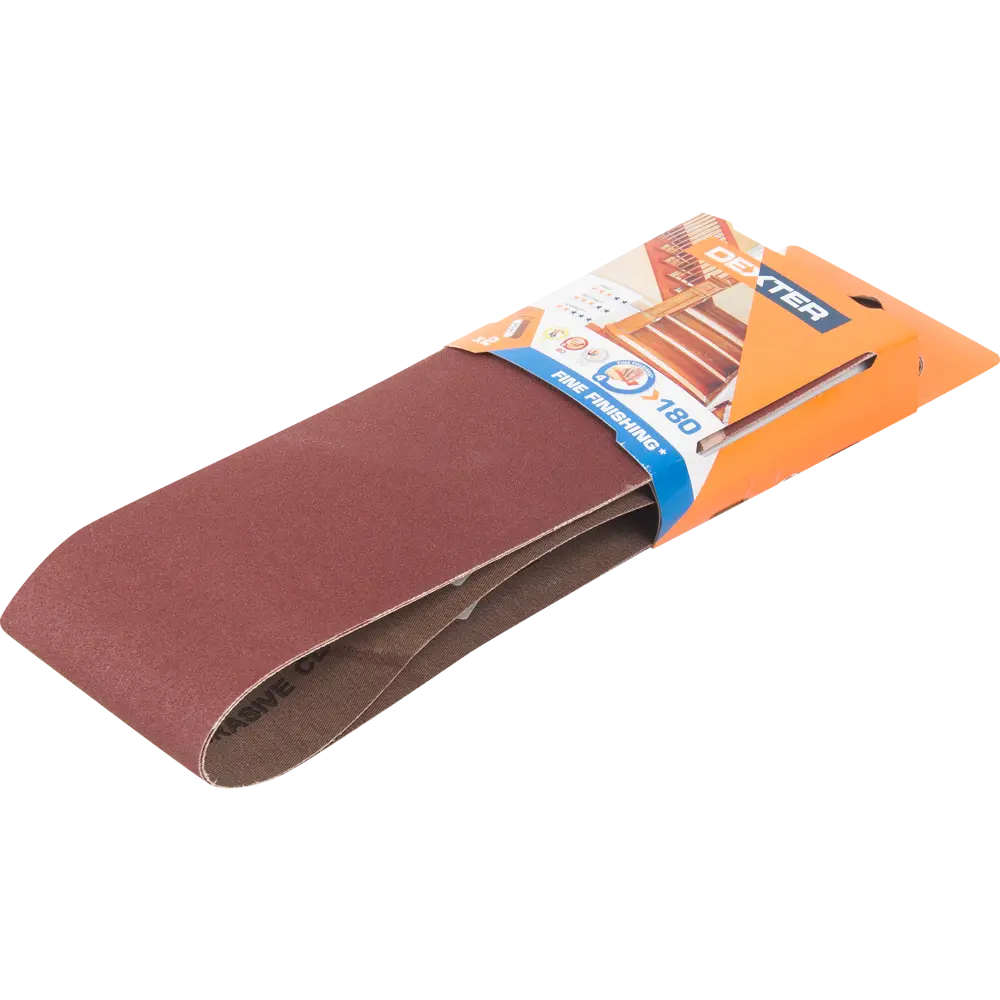 82307199 Лента шлифовальная Dexter P180 610x100 мм, 2 шт. STLM-0024327  - Вид №2