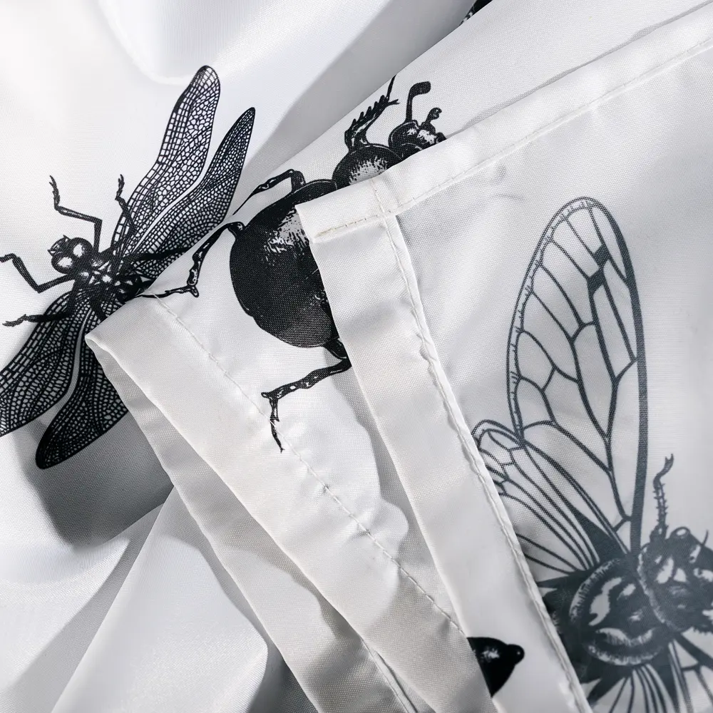 Штора для ванны Buzz Fauna 200x200 см, полиэстер, цвет белый-черный Santreyd STLM-2037006 - Вид №5