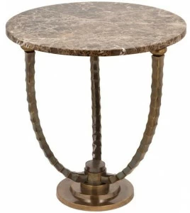 Il Bronzetto Круглый журнальный столик из латуни Eclectic Hor01